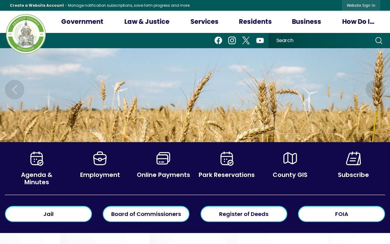 Gratiot County criminal history county office directory