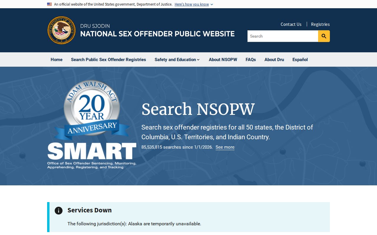 National registry search for Gratiot County sex offender awareness